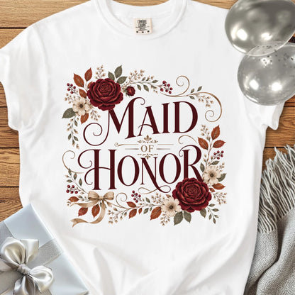 Maid of Honor - Premium Wedding T-Shirt