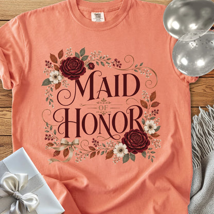Maid of Honor - Premium Wedding T-Shirt