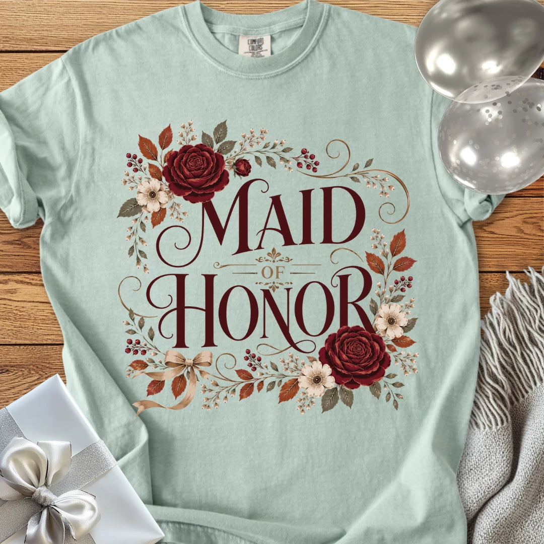 Maid of Honor - Premium Wedding T-Shirt