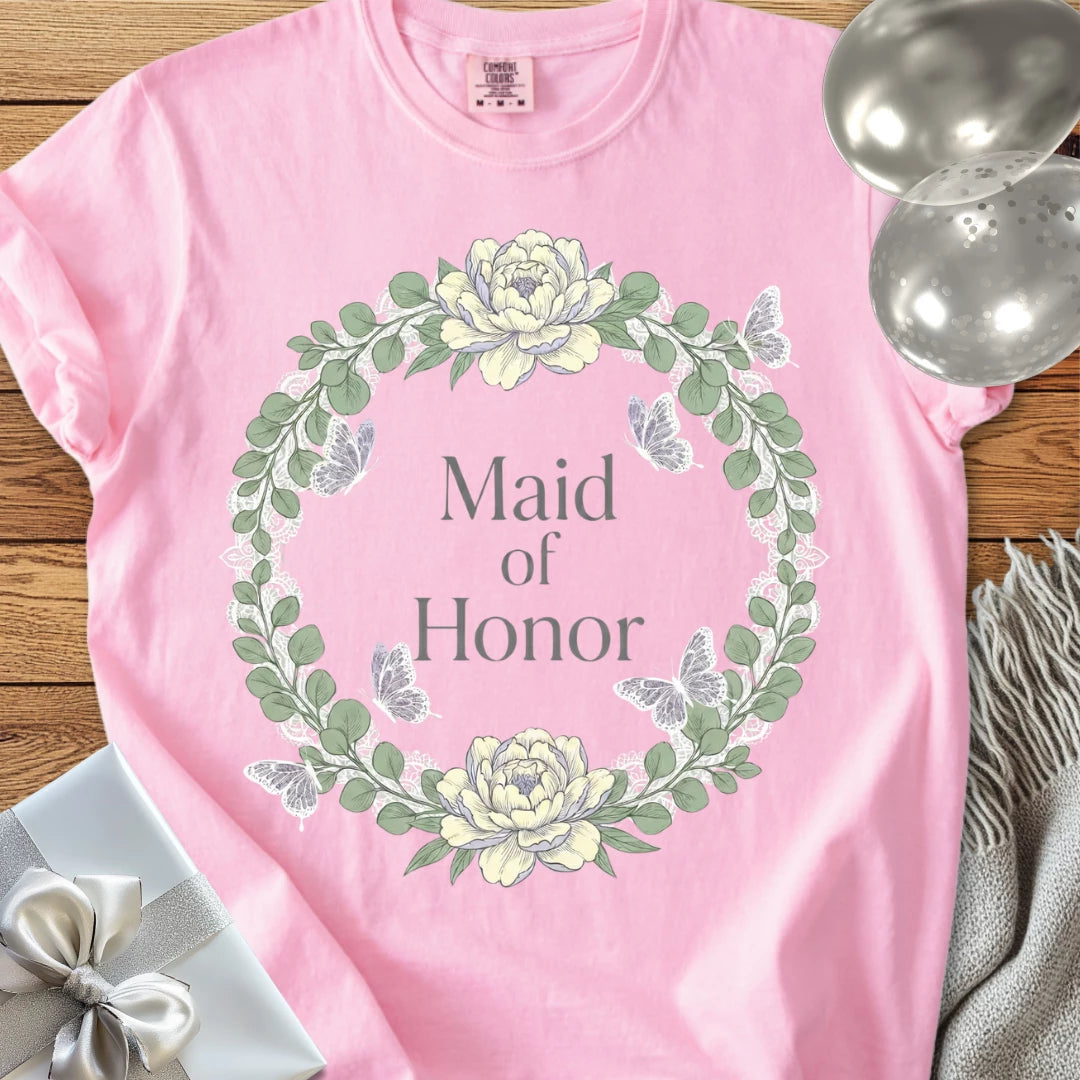 Maid of Honor - Premium Bridal Party T-Shirt