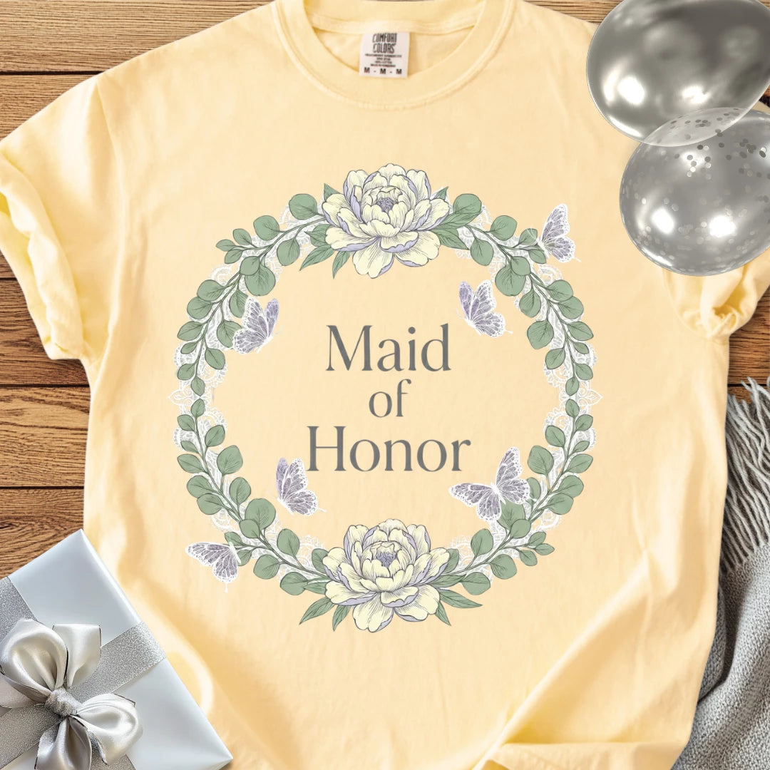 Maid of Honor - Premium Bridal Party T-Shirt