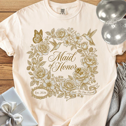 Maid of Honor - Premium Wedding T-Shirt