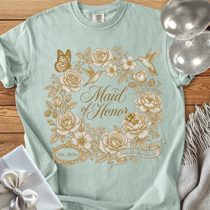 Maid of Honor - Premium Wedding T-Shirt
