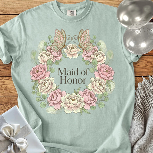 Maid of Honor - Premium Bridal Party T-Shirt