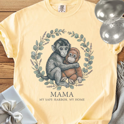 Mama, My Safe Harbor, My Home -  Premium Parenting T-Shirt