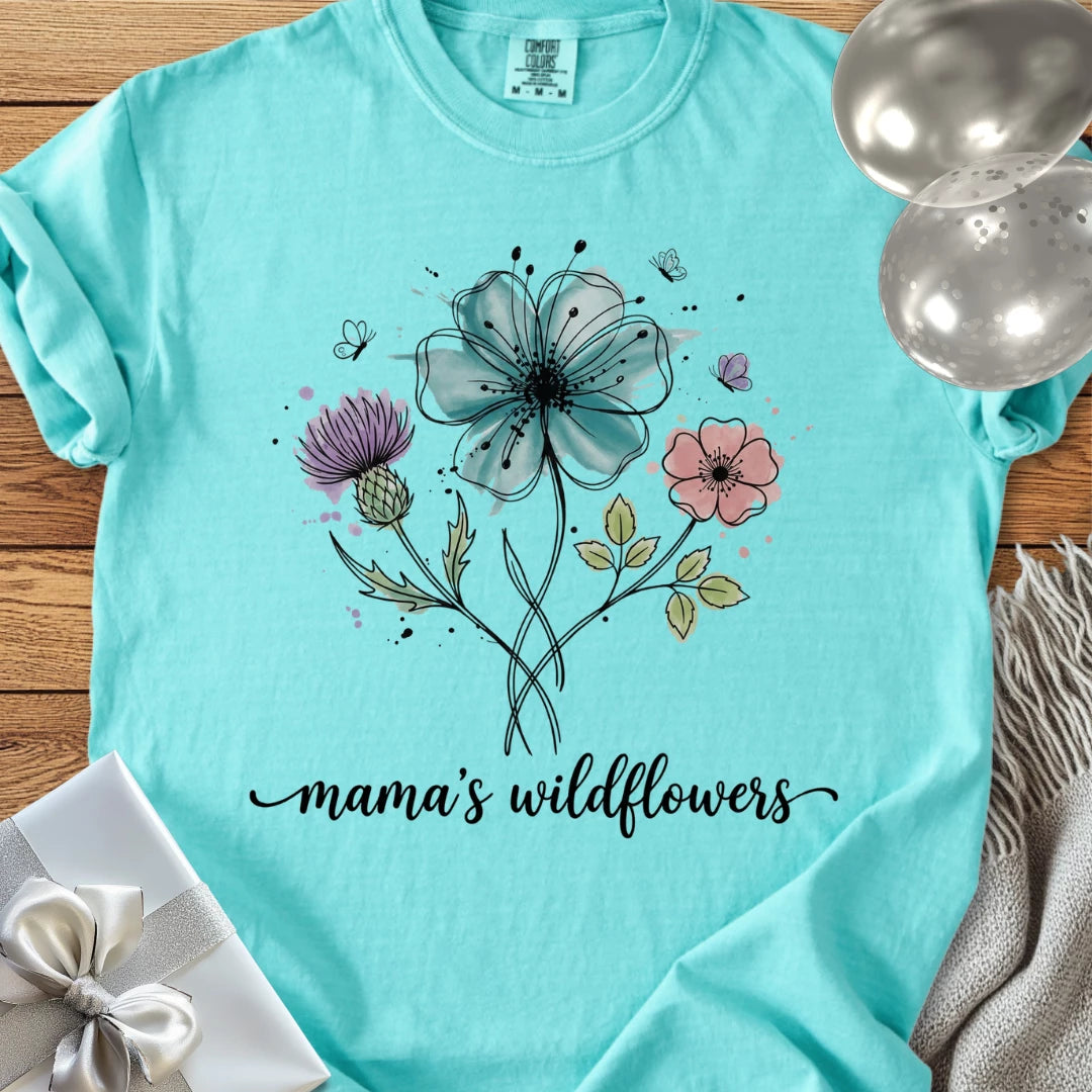Mama's Wildflowers - Premium T-Shirt