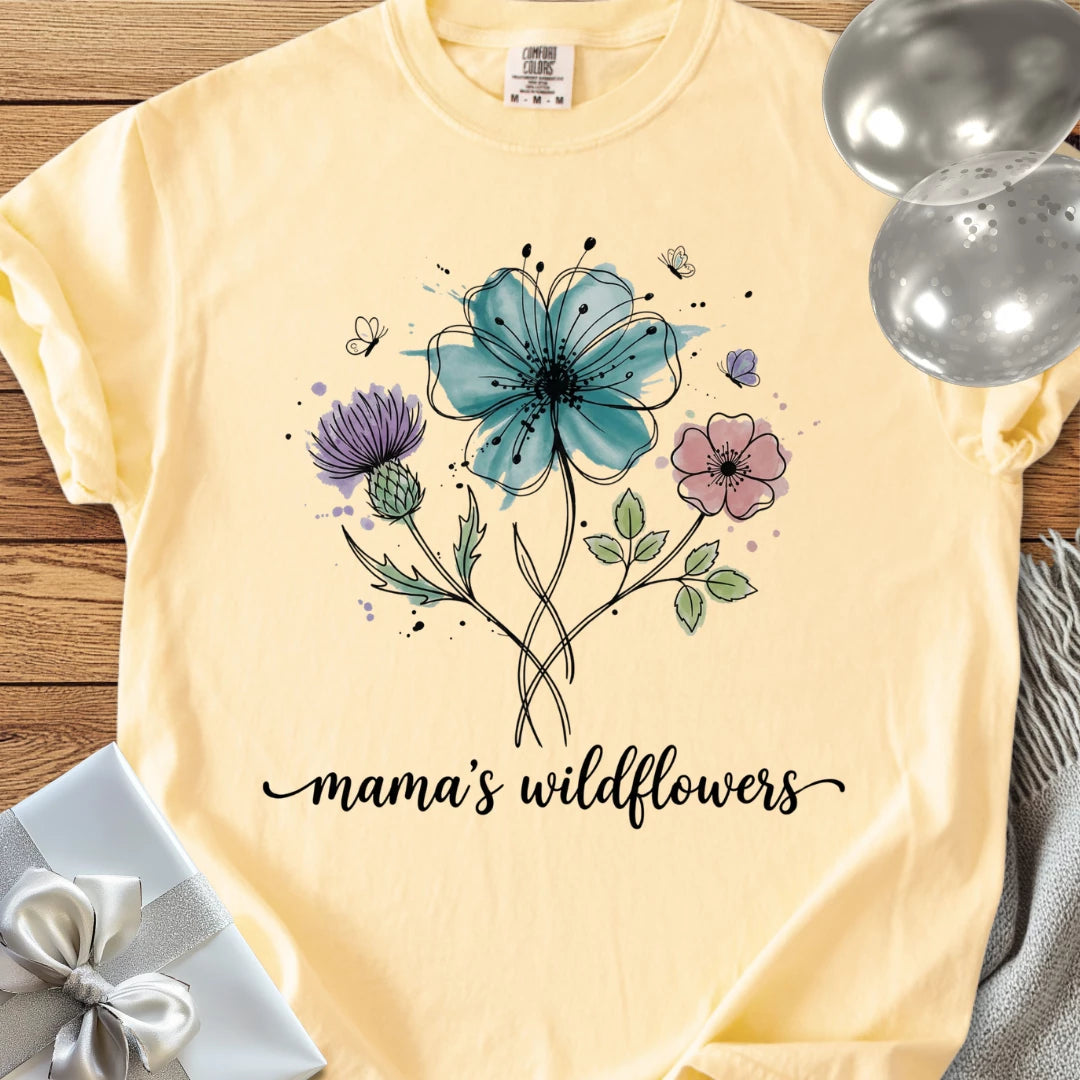 Mama's Wildflowers - Premium T-Shirt