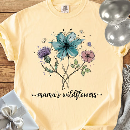 Mama's Wildflowers - Premium T-Shirt