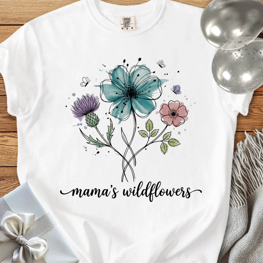 Mama's Wildflowers - Premium T-Shirt