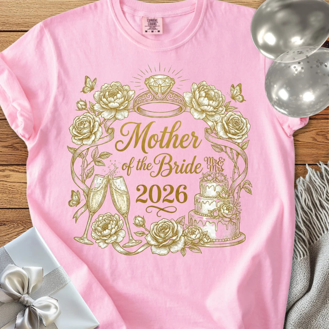 Mother of the Bride 2026 - Premium Wedding T-Shirt
