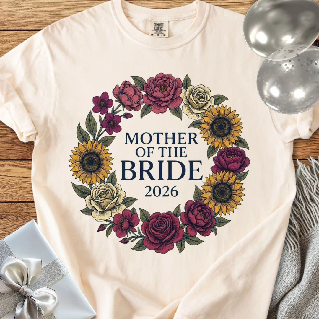 Mother of the Bride 2026 - Premium Wedding T-Shirt