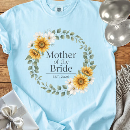 Mother of the Bride, Est. 2026 - Premium Wedding T-Shirt