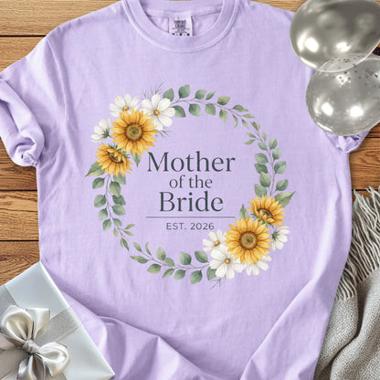 Mother of the Bride, Est. 2026 - Premium Wedding T-Shirt