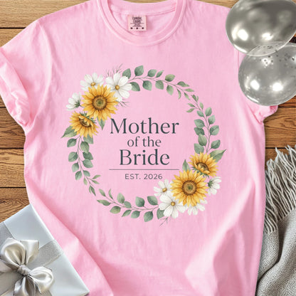 Mother of the Bride, Est. 2026 - Premium Wedding T-Shirt