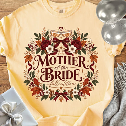 Mother of the Bride, Fall Edition - Premium Wedding T-Shirt