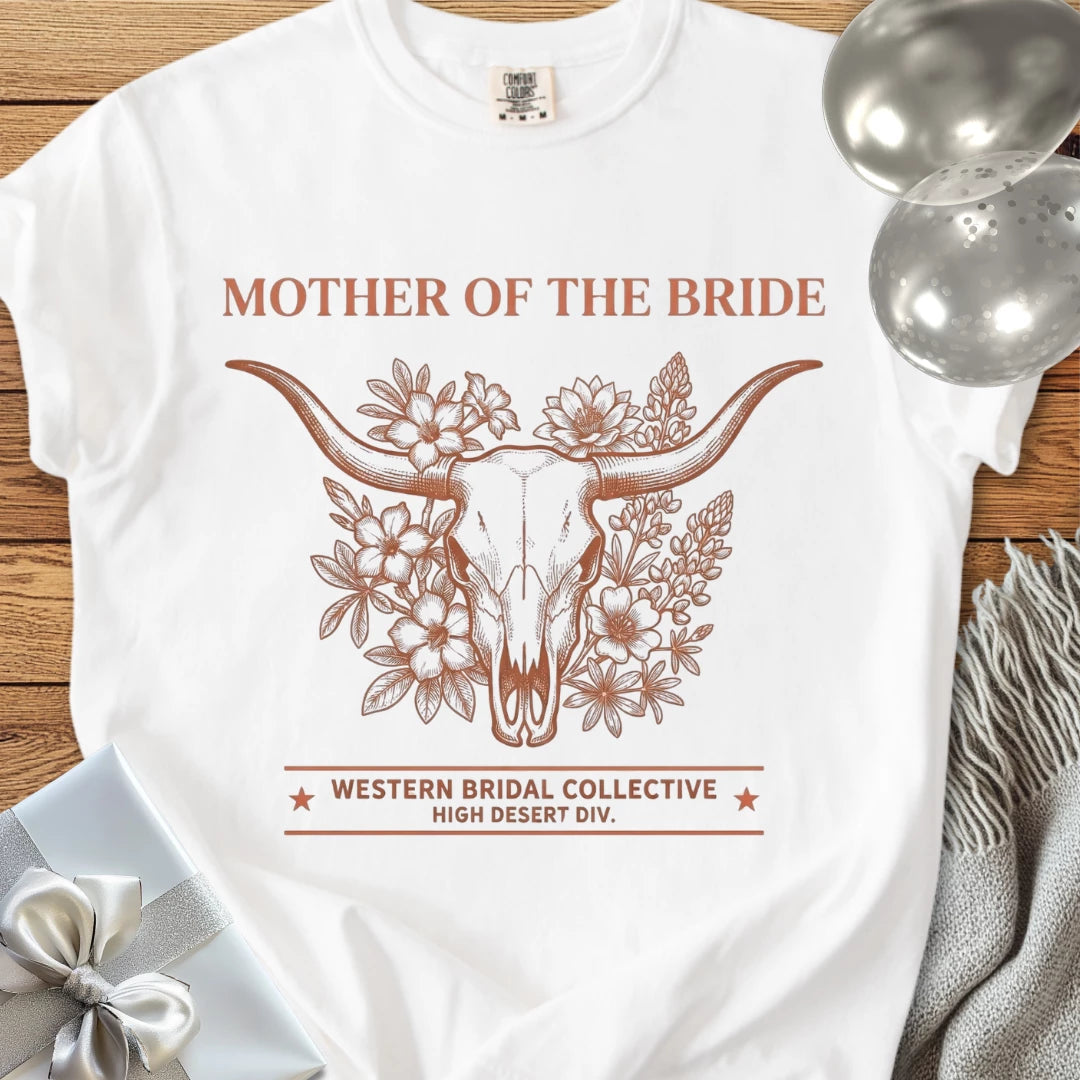 Mother of the Bride - Premium Western Style Wedding T-Shirt