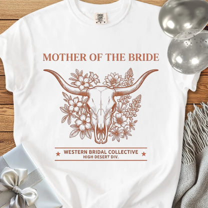 Mother of the Bride - Premium Western Style Wedding T-Shirt