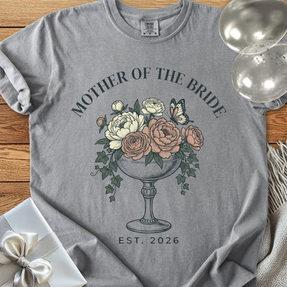Mother of the Bride, Est. 2026 - Premium Wedding T-Shirt