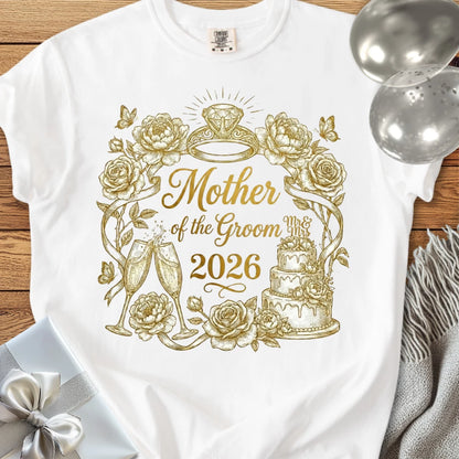 Mother of the Groom 2026 - Premium Wedding T-Shirt