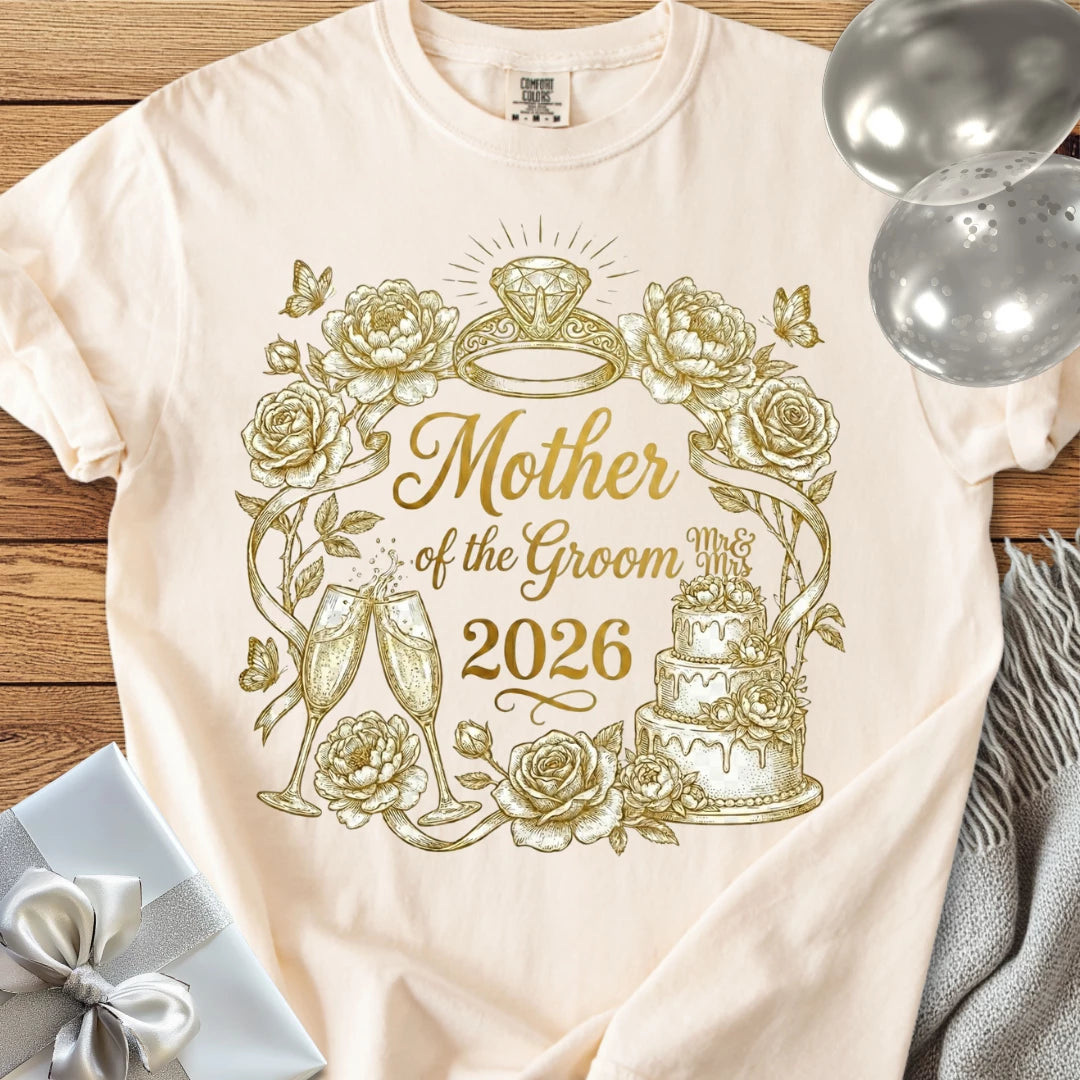 Mother of the Groom 2026 - Premium Wedding T-Shirt