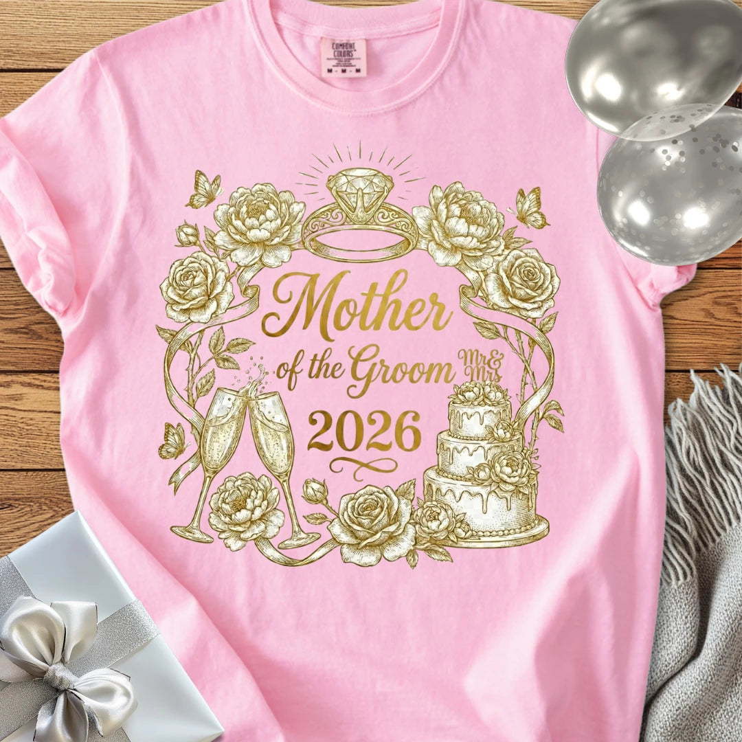 Mother of the Groom 2026 - Premium Wedding T-Shirt