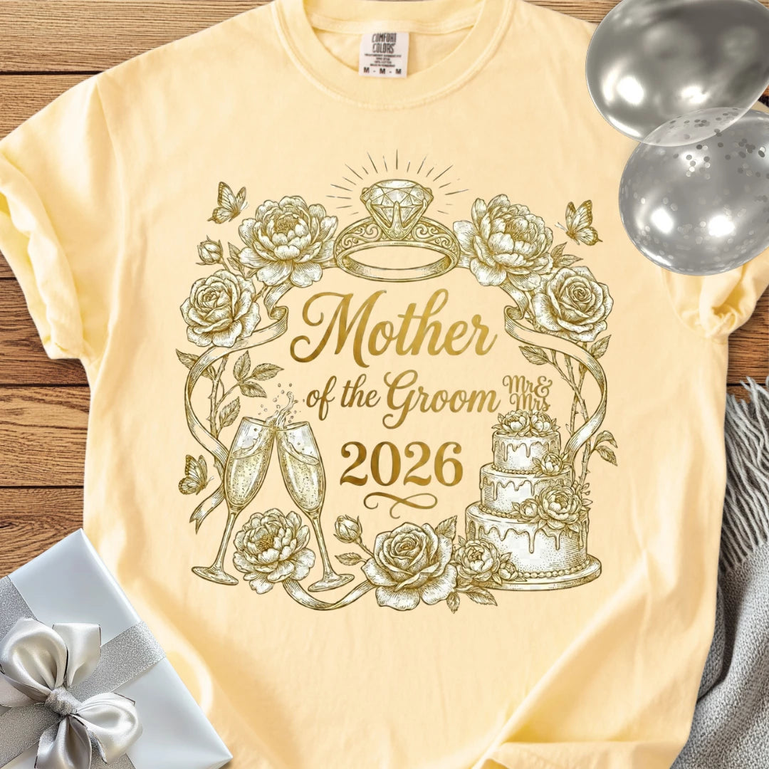 Mother of the Groom 2026 - Premium Wedding T-Shirt