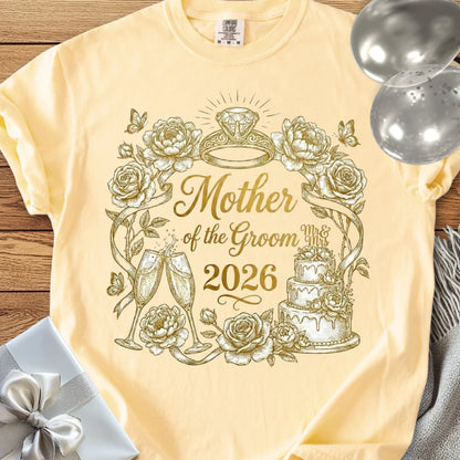 Mother of the Groom 2026 - Premium Wedding T-Shirt