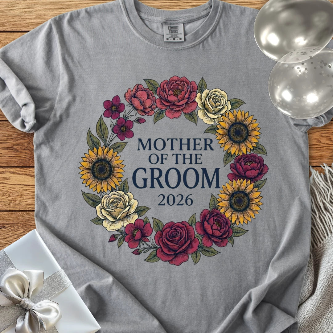 Mother of the Groom 2026 - Premium Wedding T-Shirt