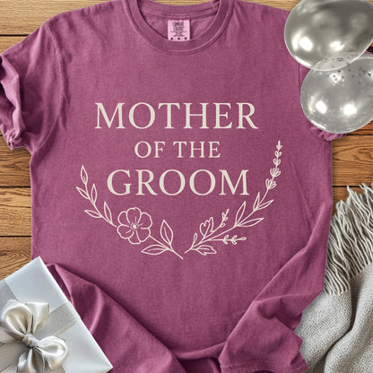 Mother of the Groom - Premium Bloom Bridal Party T-Shirt