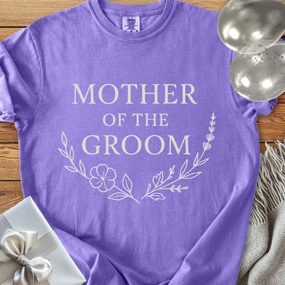 Mother of the Groom - Premium Bloom Bridal Party T-Shirt