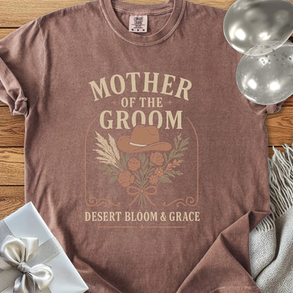 Mother of the Groom, Desert Bloom & Grace - Western Bridal Party T-Shirt