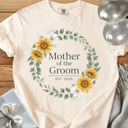 Mother of the Groom, Est. 2026 - Premium Wedding T-Shirt