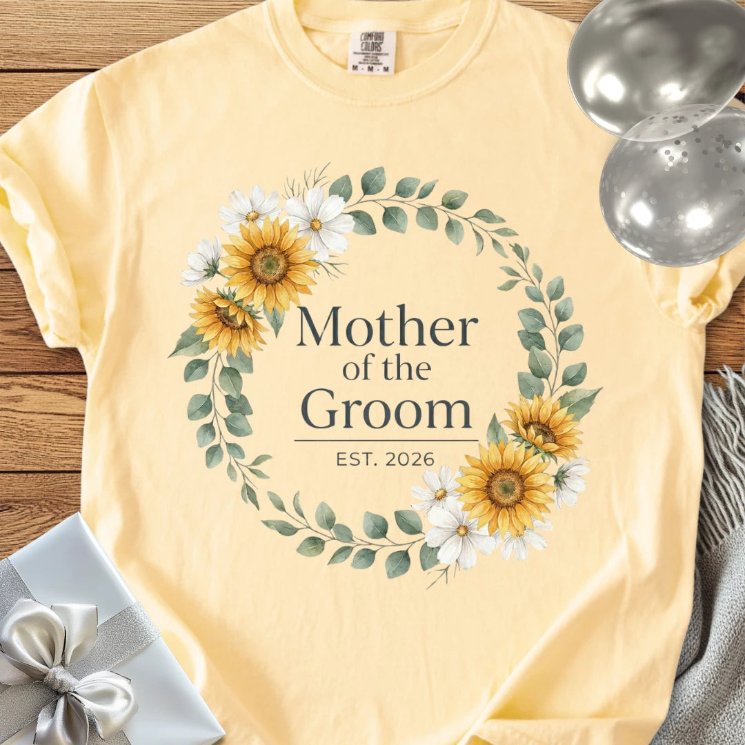 Mother of the Groom, Est. 2026 - Premium Wedding T-Shirt