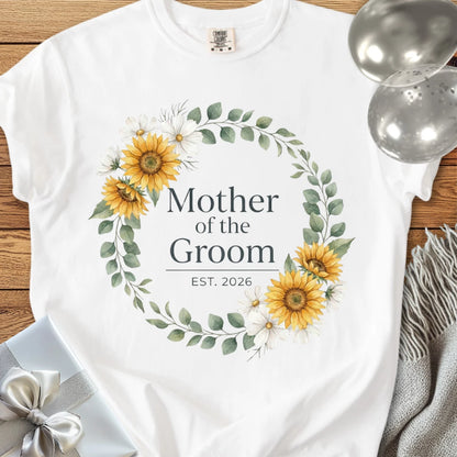 Mother of the Groom, Est. 2026 - Premium Wedding T-Shirt