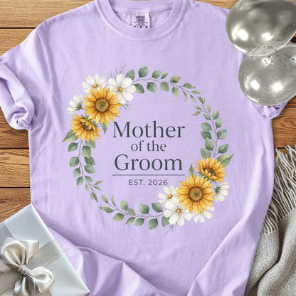 Mother of the Groom, Est. 2026 - Premium Wedding T-Shirt