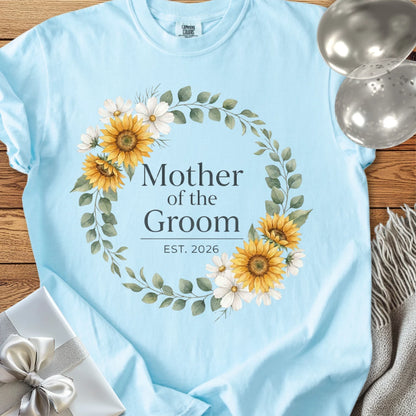 Mother of the Groom, Est. 2026 - Premium Wedding T-Shirt