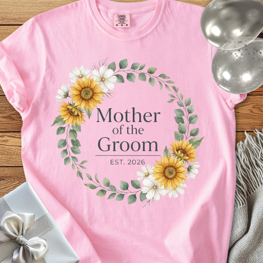 Mother of the Groom, Est. 2026 - Premium Wedding T-Shirt