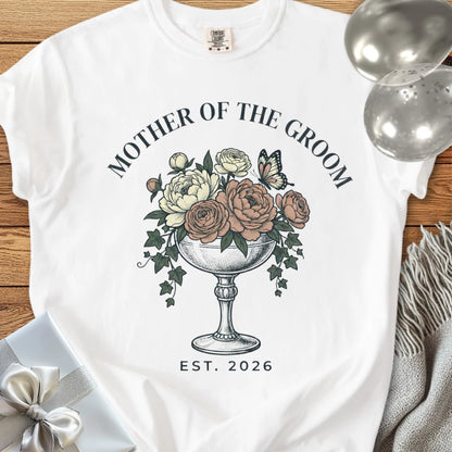 Mother of the Groom, Est. 2026 - Premium Wedding T-Shirt