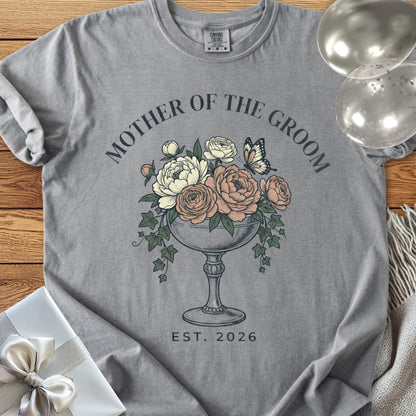 Mother of the Groom, Est. 2026 - Premium Wedding T-Shirt
