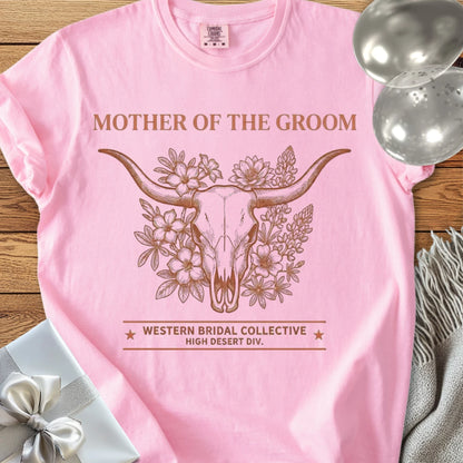 Mother of the Groom - Premium Western Style Wedding T-Shirt