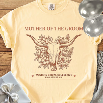 Mother of the Groom - Premium Western Style Wedding T-Shirt