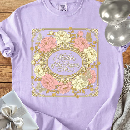 Mother of the Groom - Premium Peony Wedding T-Shirt