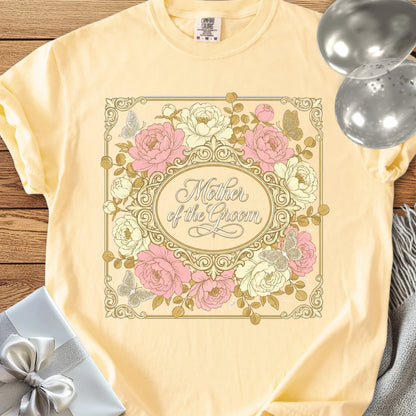 Mother of the Groom - Premium Peony Wedding T-Shirt