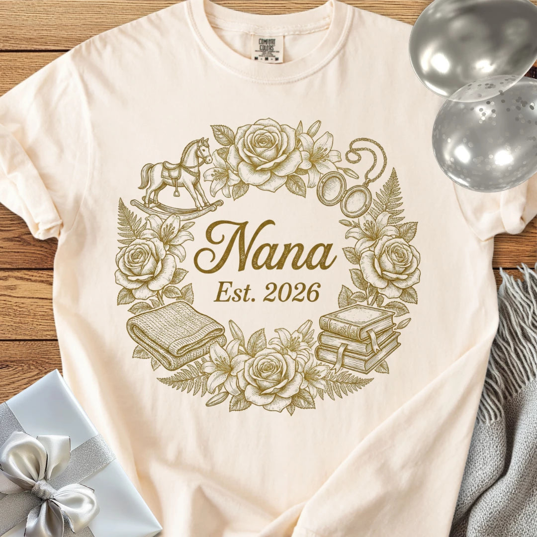 Nana, Est. 2026 - Premium New Baby T-Shirt