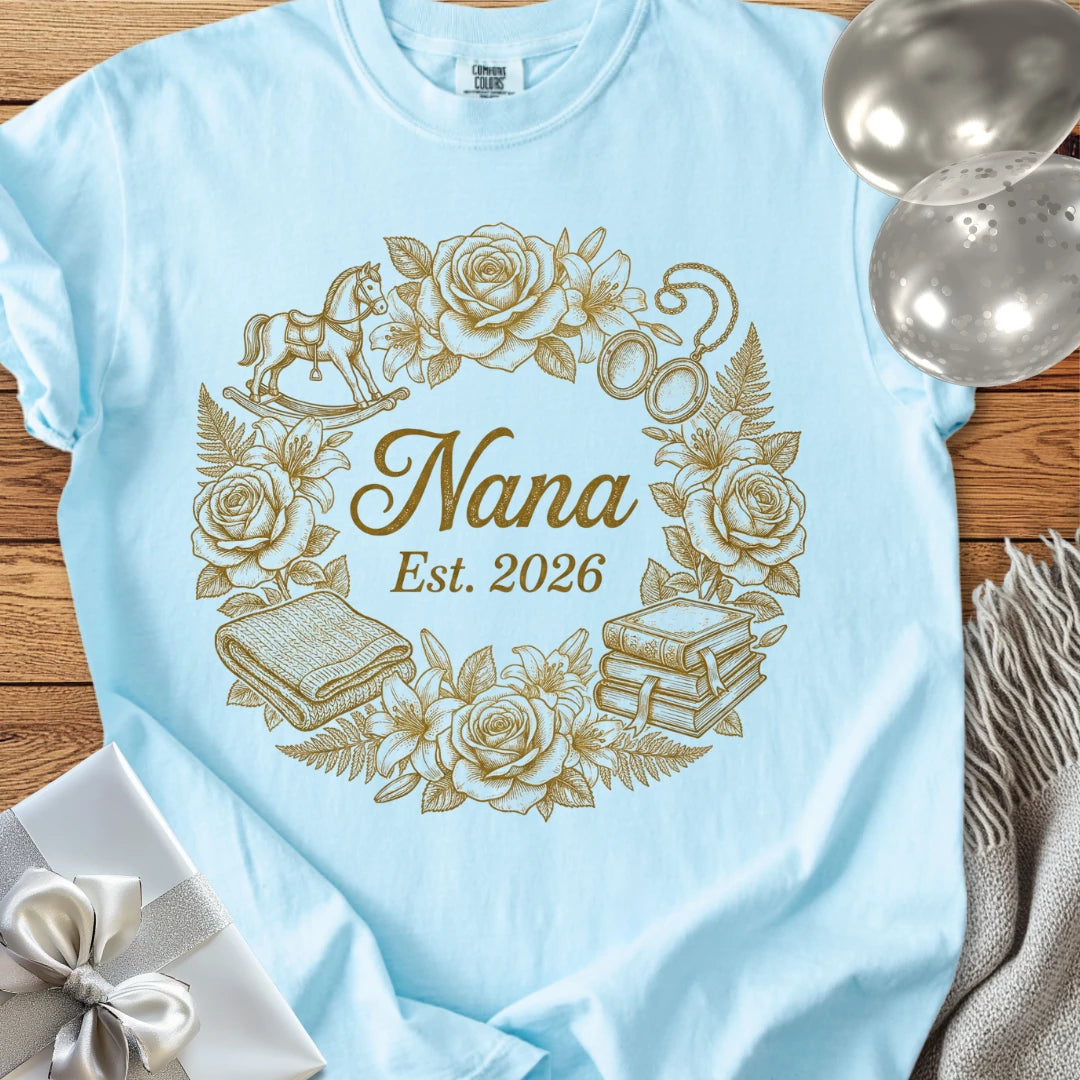 Nana, Est. 2026 - Premium New Baby T-Shirt