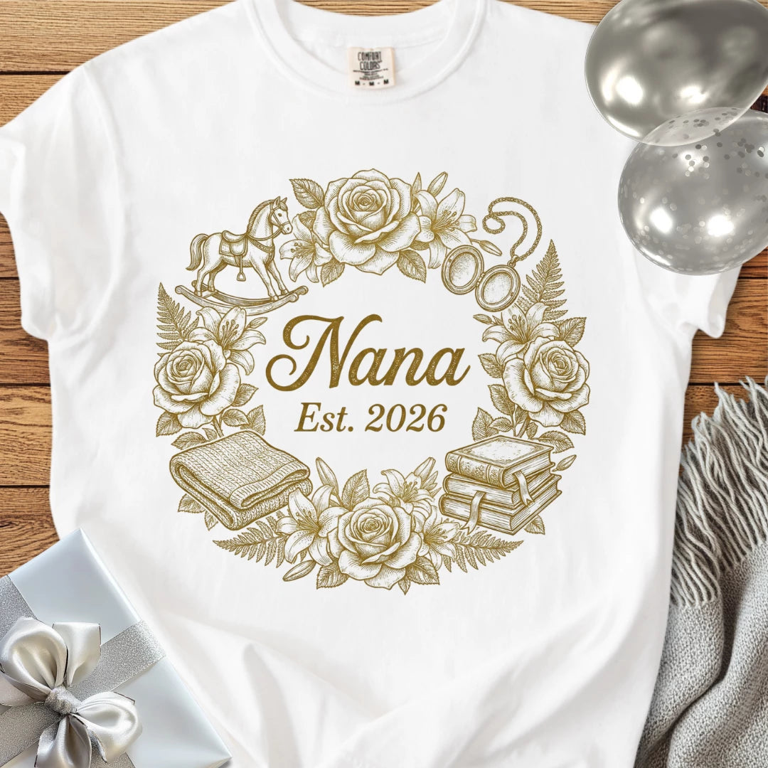Nana, Est. 2026 - Premium New Baby T-Shirt