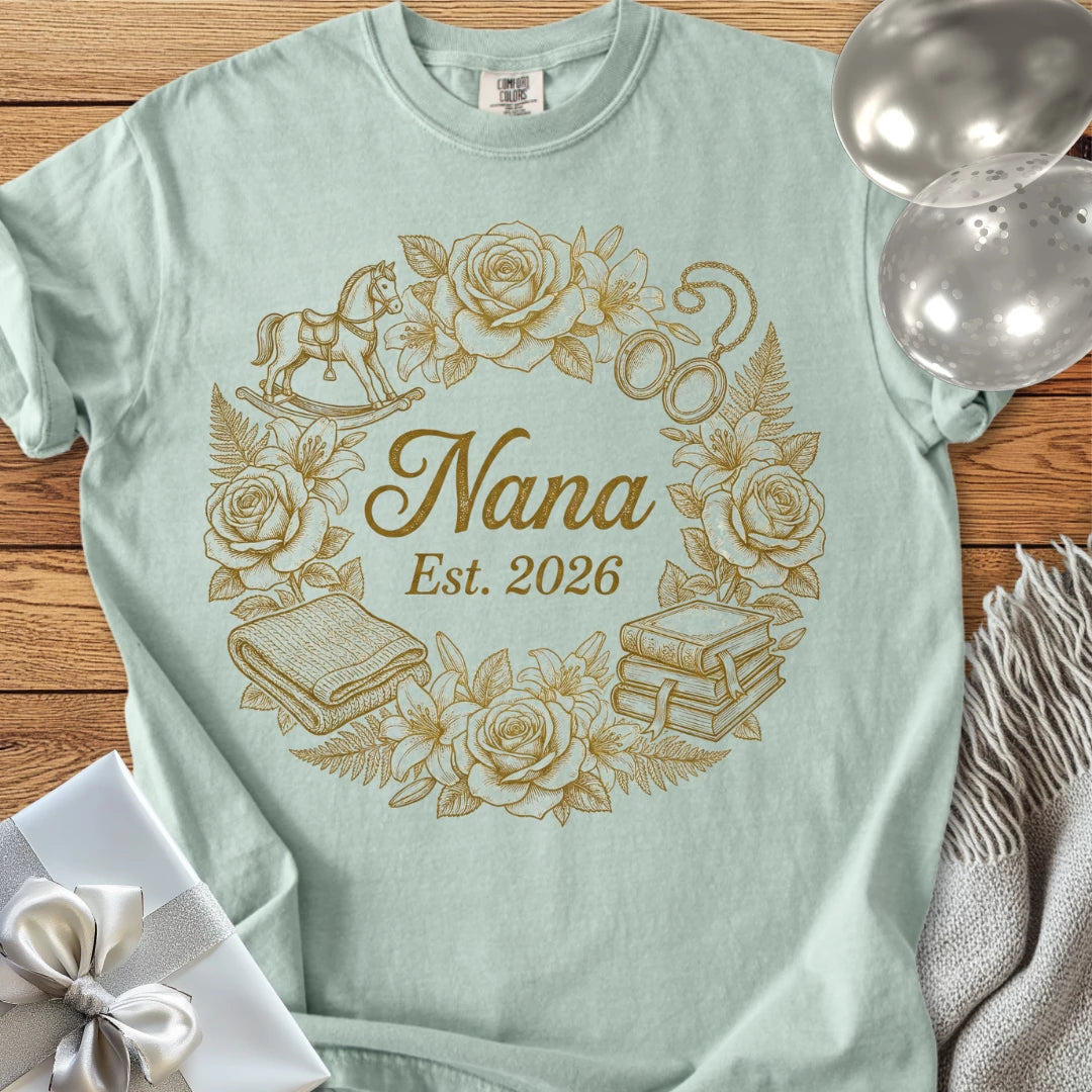 Nana, Est. 2026 - Premium New Baby T-Shirt