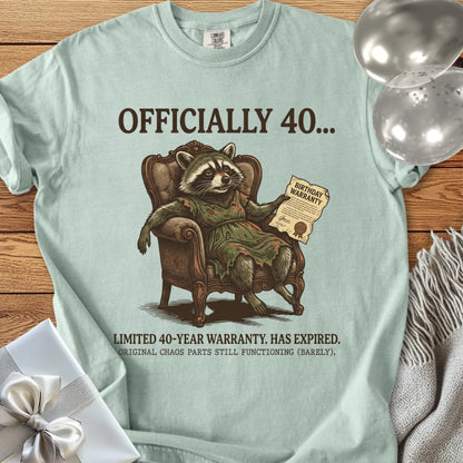 Officially 40... - Premium 40th Birthday T-Shirt