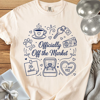 Officially Off the Market - Premium Engagement T-Shirt
