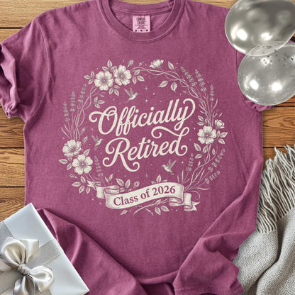 Officially Retired, Class of 2026 - Premium Retirement T-Shirt